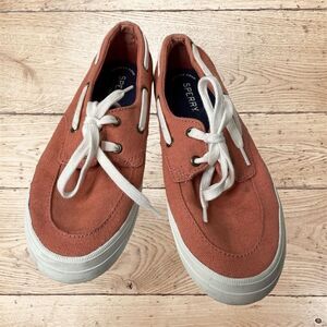 Sperry Topsider Sneakers 7.5 Nantucket Red‎ Deck Shoe